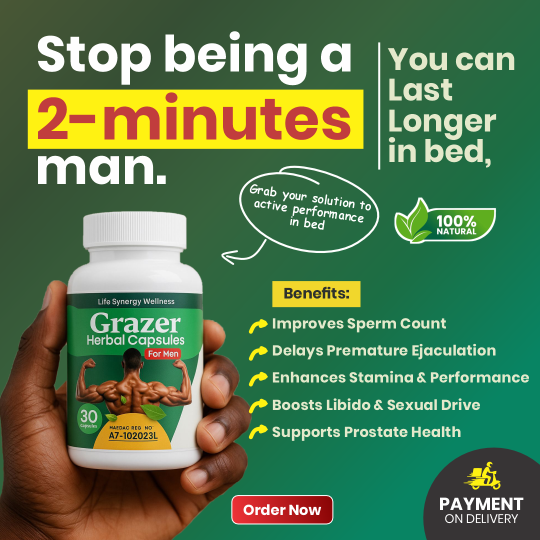 GRAZER Herbal Capsules for Men Nigeria