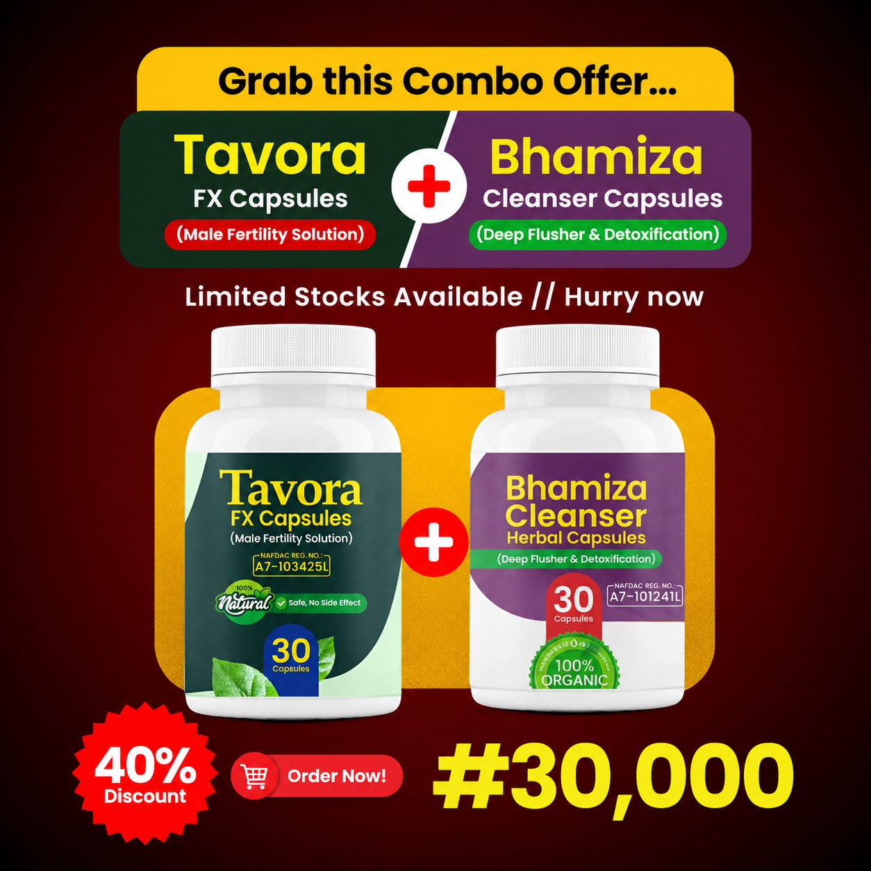 BHAMIZA TAVORA Combo Nigeria